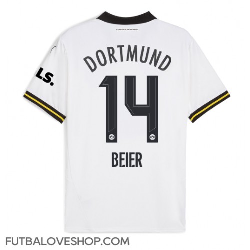 Dres Borussia Dortmund Maximilian Beier #14 Tretina 2024-25 Krátky Rukáv